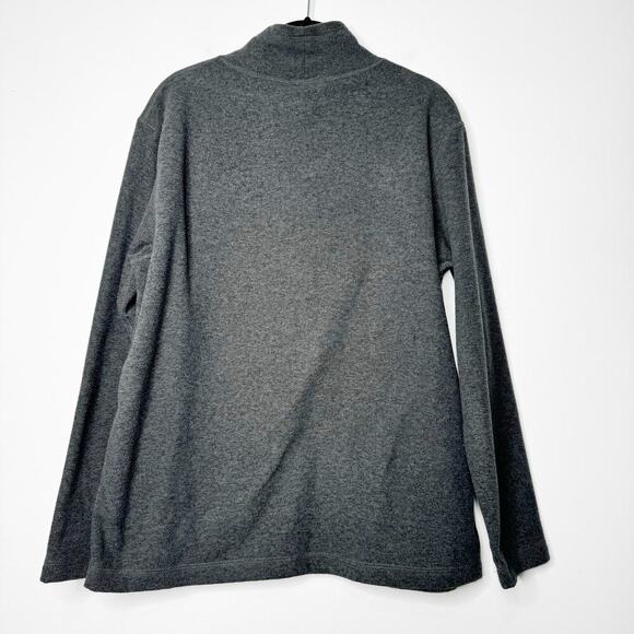 Lady White Co Polar Fleece Mock Neck Sweater Grey Size 40 US Large - Picture 5 of 8